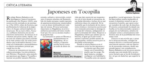 CRITICA NAMAZU LUN 27092013