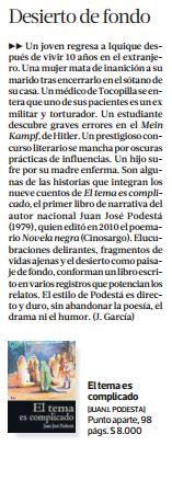 RESEÑA ELTEMA ES COMPLICADO